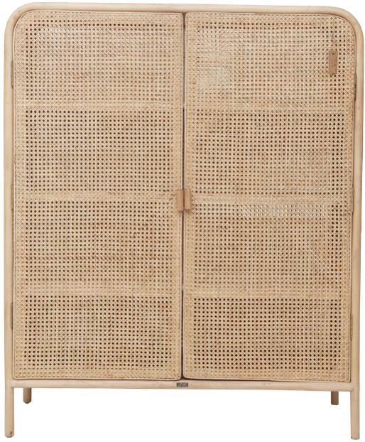 Expressionsmetis Bed Room Furniture Natural Rattan Chicken Eye Weave Cabinet Large 112 40 130