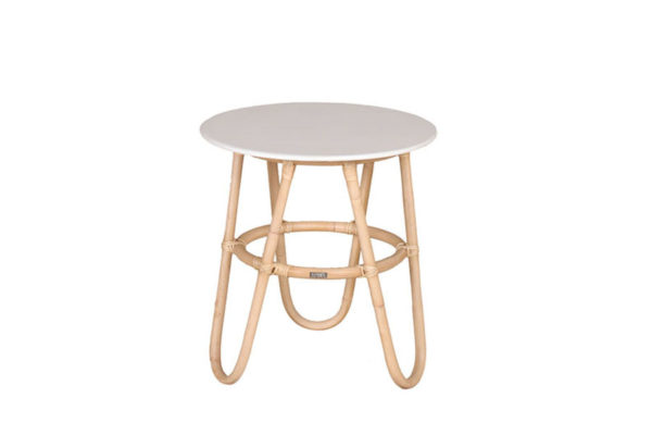 Expressionsmetis Furniture Natural Rattan Round Side Table