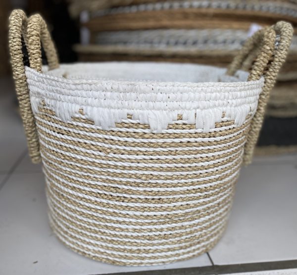 Expressionsmetis Home Decor Decorative Basket Natural Raffia Laundry