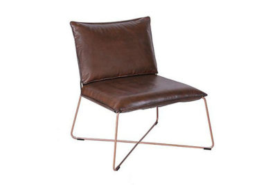 Expressionsmetis Home Decor Furniture Lounge Chair Brown Leather