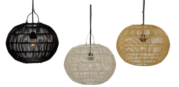 Expressionsmetis Home Decor Lighting Ceiling Light Natural Rattan Pendant Hanging Shade Arc18