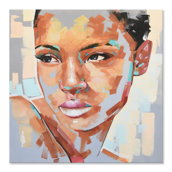 Expressionsmetis Home Decor Wall Art Abstract Face Portrait Original Painting