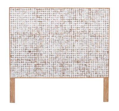 Expressionsmetis Indoor Furniture Bedroom White Patina Coco Head Board Double Bed