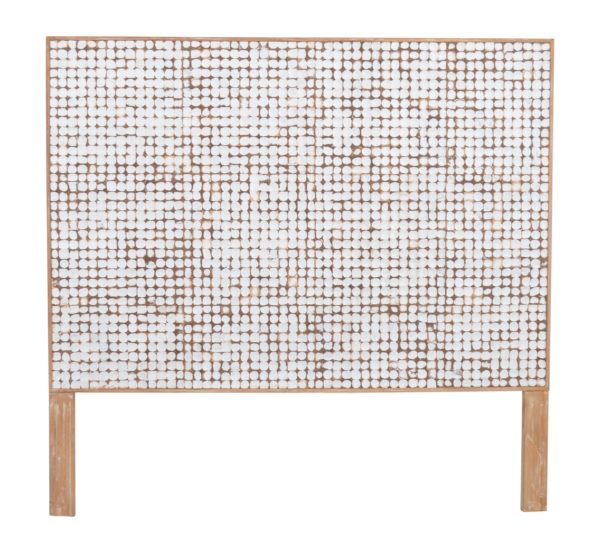 Expressionsmetis Indoor Furniture Bedroom White Patina Coco Head Board Double Bed