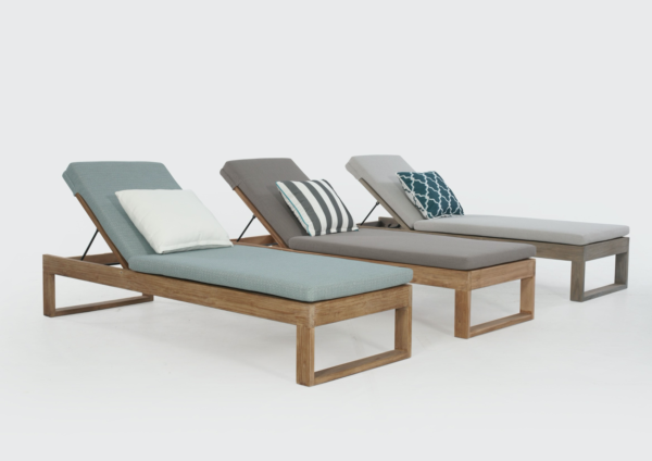 Expressionsmetis Outdoor Teak Wooden Sun Lounger